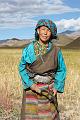 155 An Tibetan working lady